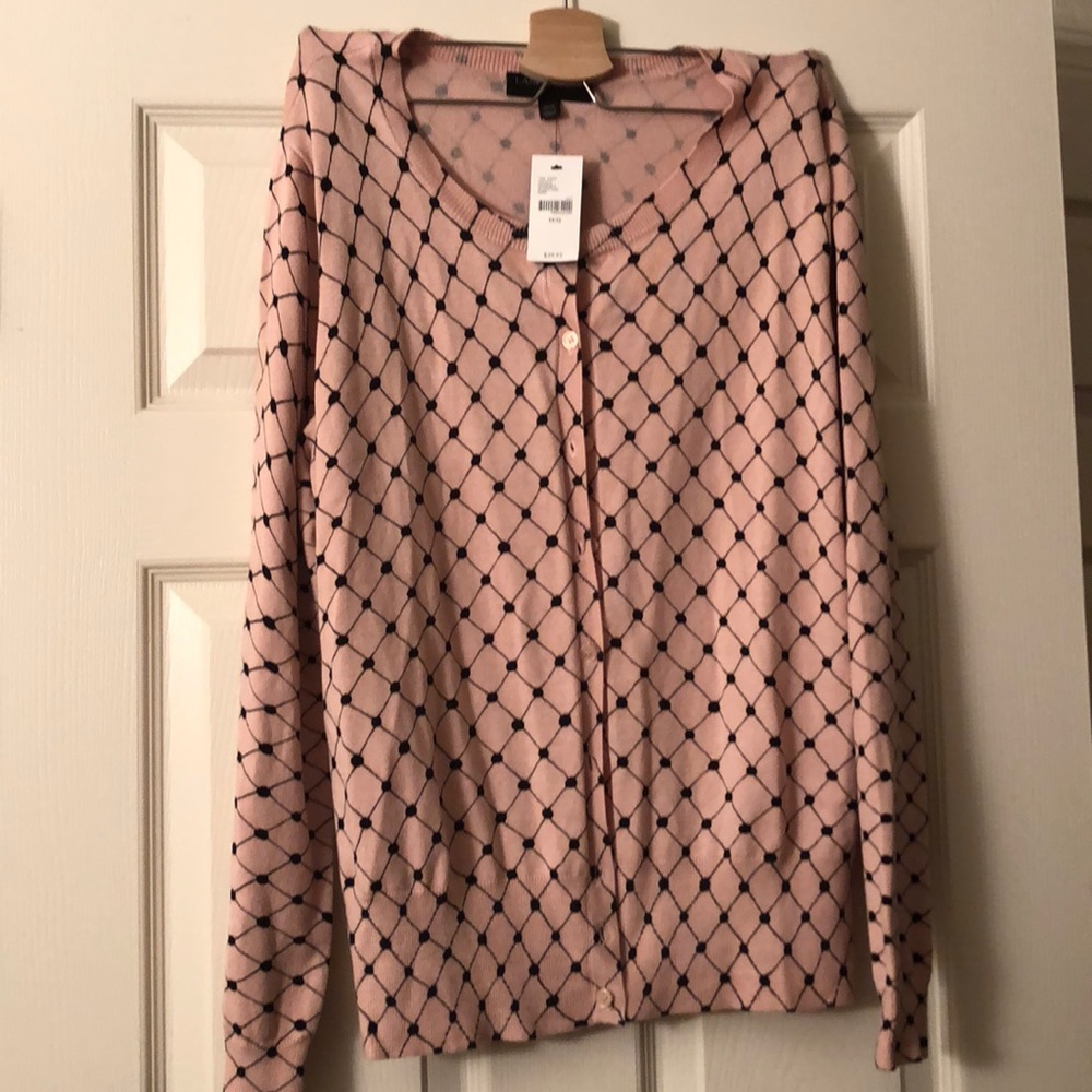 Dusty rose long sleeve cardigan new with tags